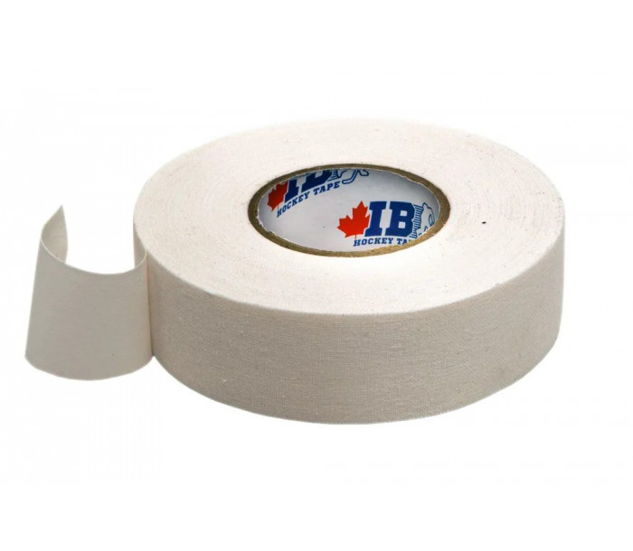 Лента хоккейная для крюка "IB Hockey Tape" 25мм х 18м (белая)